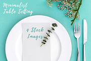 Minimalist Table Setting. Top view, a Food & Drink Photo by IMG Studio (Thumbnail 1 of 5)