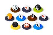 Isometric icons - Sport and Game, an Icon by sidmaydesign (Thumbnail 2 of 3)