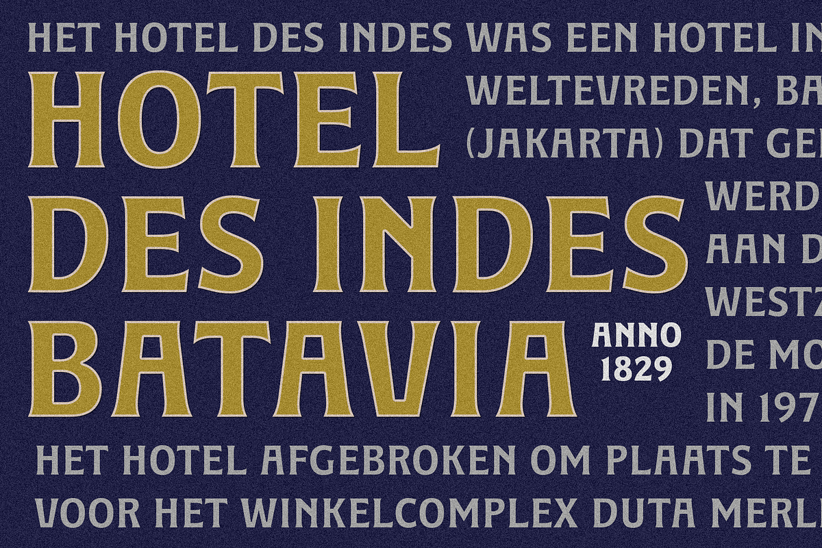 LANDHUIS - 8 Fonts, a Serif Font by Nasir Udin (Photo 9 of 15)