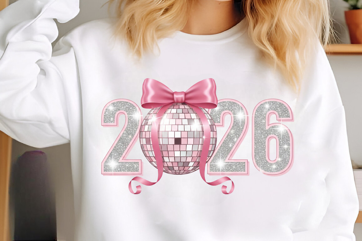 Pink Coquette New Year 2026 Png, an Illustration by SinaCreation (Photo 9 of 10)