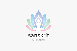 Sanskrit Yoga Logo