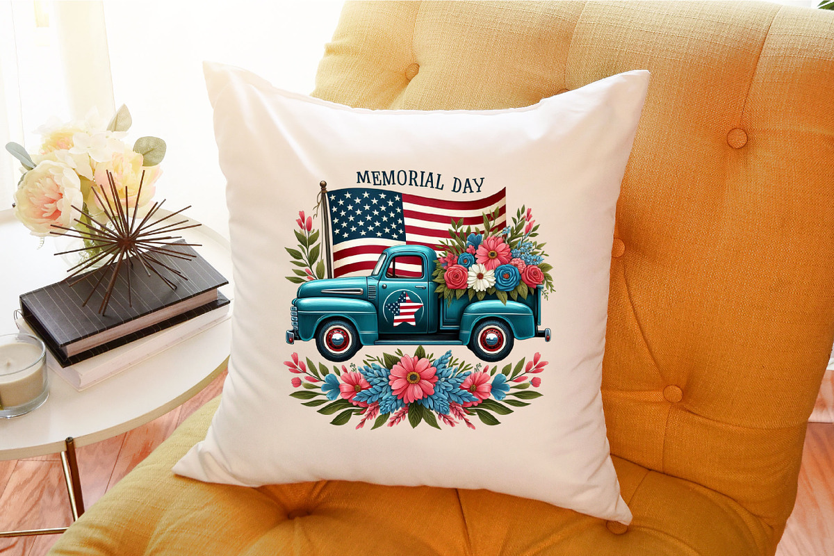 Memorial Day  Truck Clipart The Down, an Animal Illustration by Sublimation Artist (Photo 4 of 6)