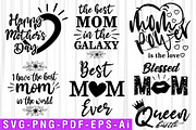 Mothers Day SVG Design Bundle, an Object Graphic by D2PUTRI (Thumbnail 8 of 27)