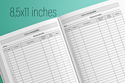 French Accounting Ledger Interior, a Templates & Theme by MatiArtShop (Thumbnail 2 of 2)