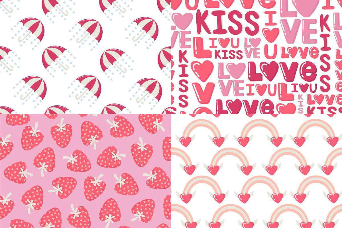 Love patterns, a Pattern Graphic by ananastya (Photo 11 of 15)