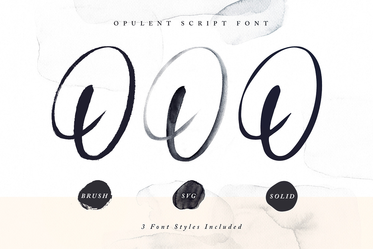 Opulent Font + SVG preview 5
