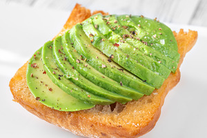 Toasted ciabatta avocado sandwich, a Food & Drink Photo by Alexander Prokopenko