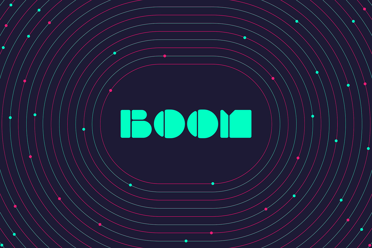 Quo Duo-Geometric display typeface preview 7