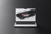 Macbook Pro Mockup, a Wearable Device Mockup by graphicstory (Thumbnail 2 of 4)