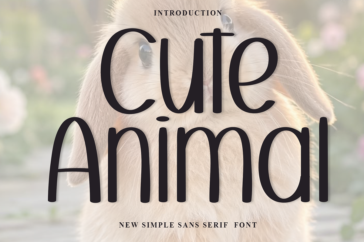 Cute Animal, a Script Font by InermediaSTUDIO (Photo 1 of 8)