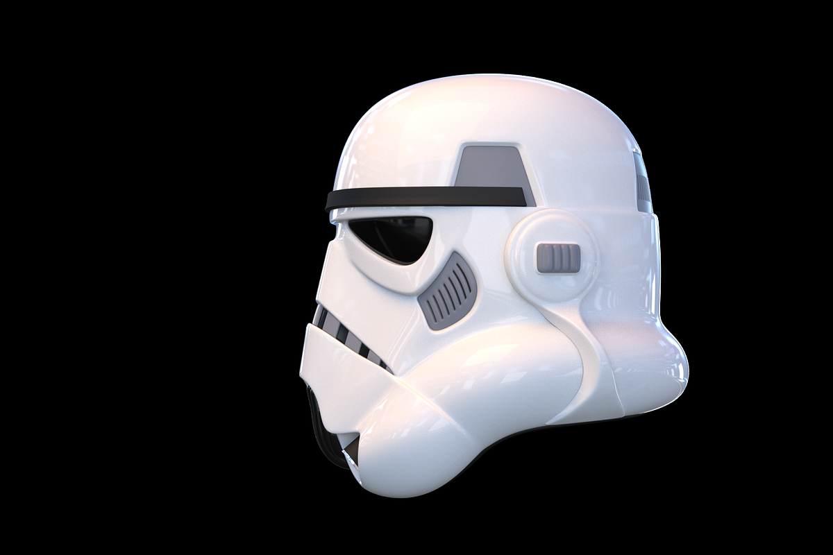 Star Wars Stormtrooper Helmet, a Characters & Person 3D Model by Olives (Photo 9 of 15)