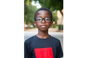 Close Up Portrait of an African Boy, a School & Education Photo by Lermont51