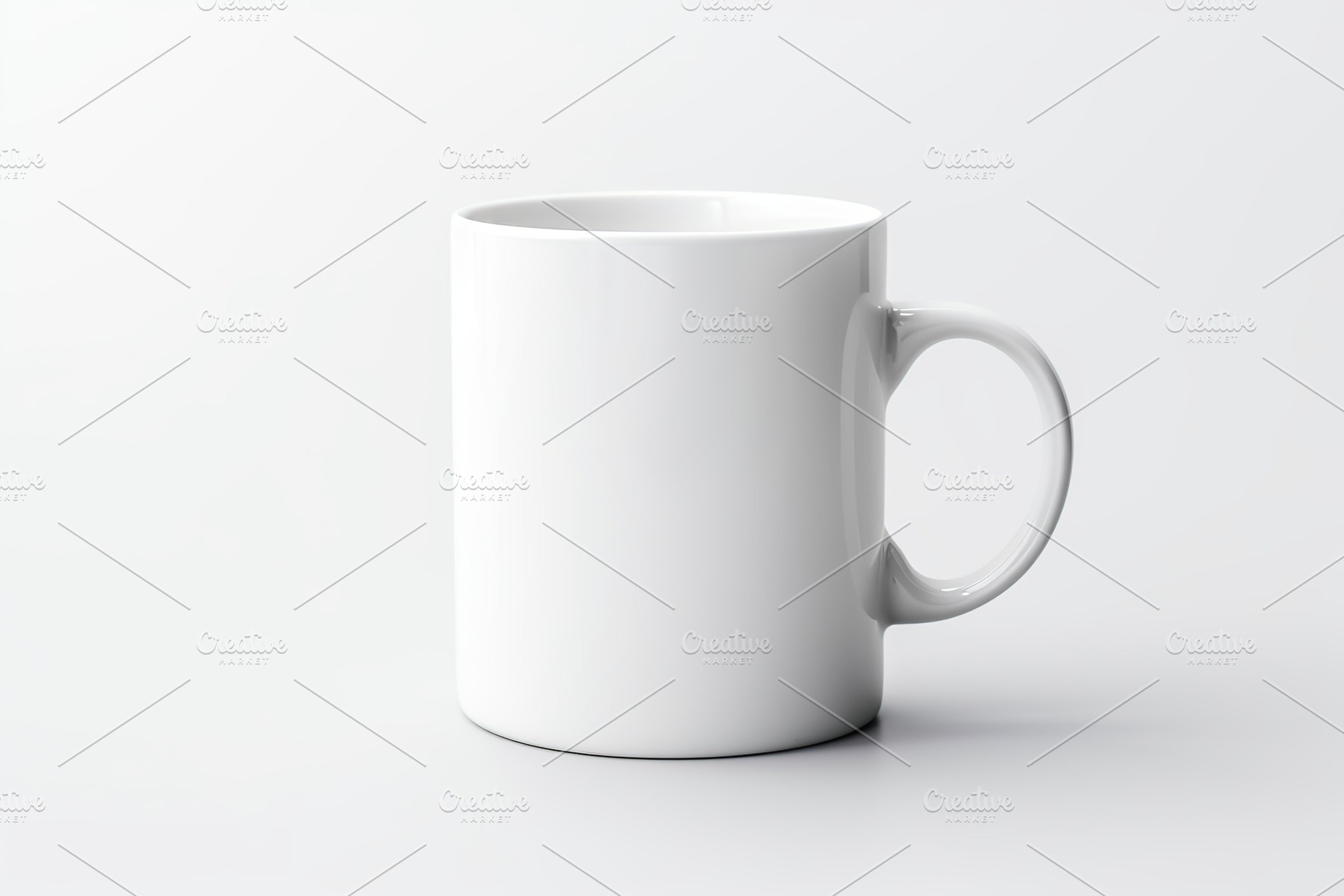 Blank cup on white background, a Food & Drink Photo by AlyaAnd