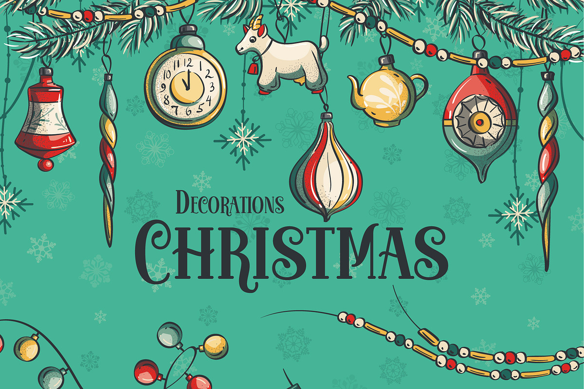 Nostalgic Christmas Mega Bundle, a Seasonal Illustration by Nearbirds (Photo 3 of 12)