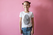 100 Kid's T-Shirt Mock-Up 2018 #22, a Shirt Mockup by Freeman Studio (Thumbnail 19 of 107)