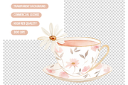 Tea Time Watercolor Clipart Bundle, an Illustration by TatiMockup (Thumbnail 5 of 5)