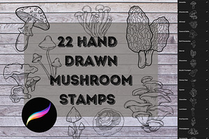 ProCreate Mushroom Stamp Bundle