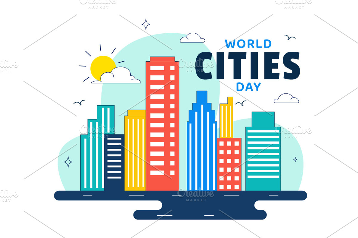 10 World Cities Day Illustration, an Object Illustration by denayunebgt (Photo 4 of 4)