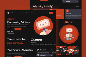 Assistify - AI Chatbot Landing Page