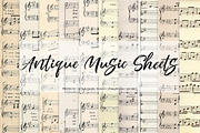 Antique Music Sheets - Set 02, a Texture Graphic by Gwenhw (Thumbnail 1 of 2)