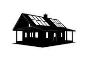 Eco Friendly Solar Home Silhouettes, a Graphic by musafir_fashion (Thumbnail 3 of 13)