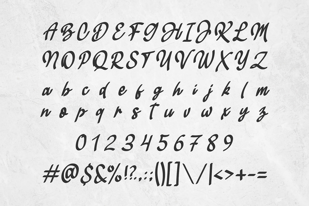 Slides Font Family - Script, a Script Font by RC graphics (Photo 2 of 6)