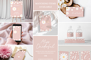 Boho Daisy Food Label Template, an Invitation Template by Digital_Mind (Thumbnail 3 of 6)