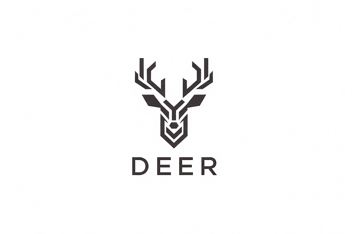 Geometric Deer Logo, a Branding & Logo Template by Logocreative (Photo 2 of 2)