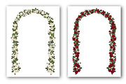 Set of white and red vector roses, an Illustration by belander (Thumbnail 9 of 10)