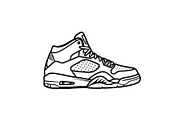 Sneaker Silhouette Vector Bundle, an Illustration by Designs_River (Thumbnail 16 of 48)