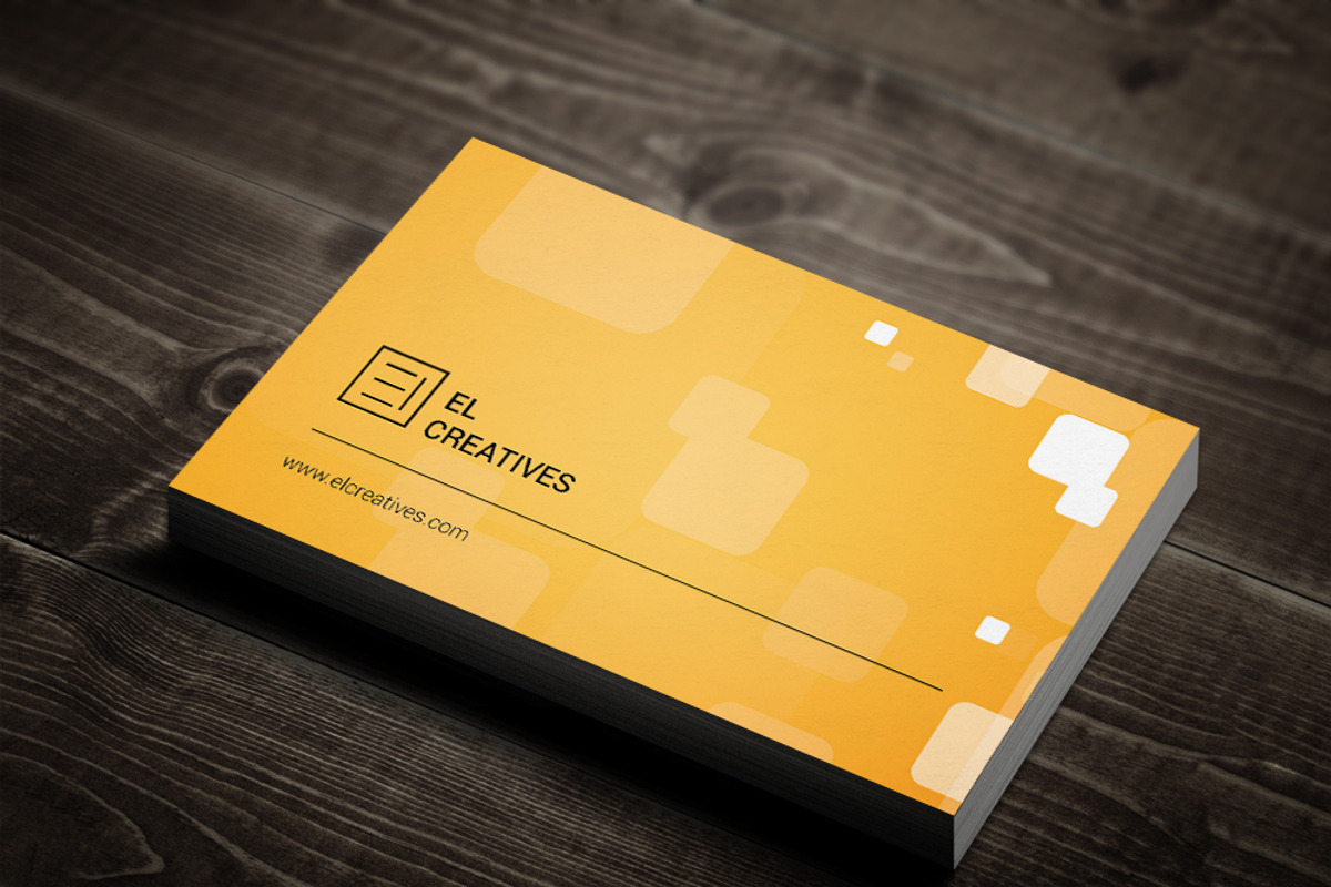 Creative Orange Business Card, a Business Card Template by bouncy (Photo 4 of 4)