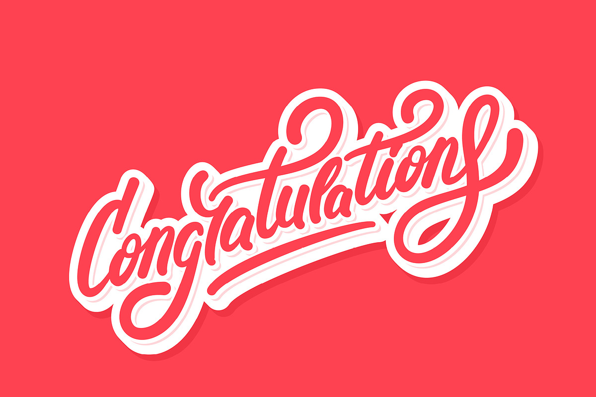 Congratulations vector cards., a Graphic by Alex Gorka