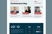 Modern Furniture Shop Landing Page, a Wireframe Template by MightyDesign (Thumbnail 5 of 9)