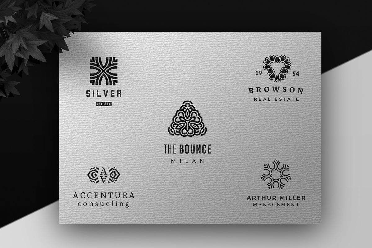 Geometric Logo: Minimalist branding, a Branding & Logo Template by Nues Design (Photo 20 of 22)