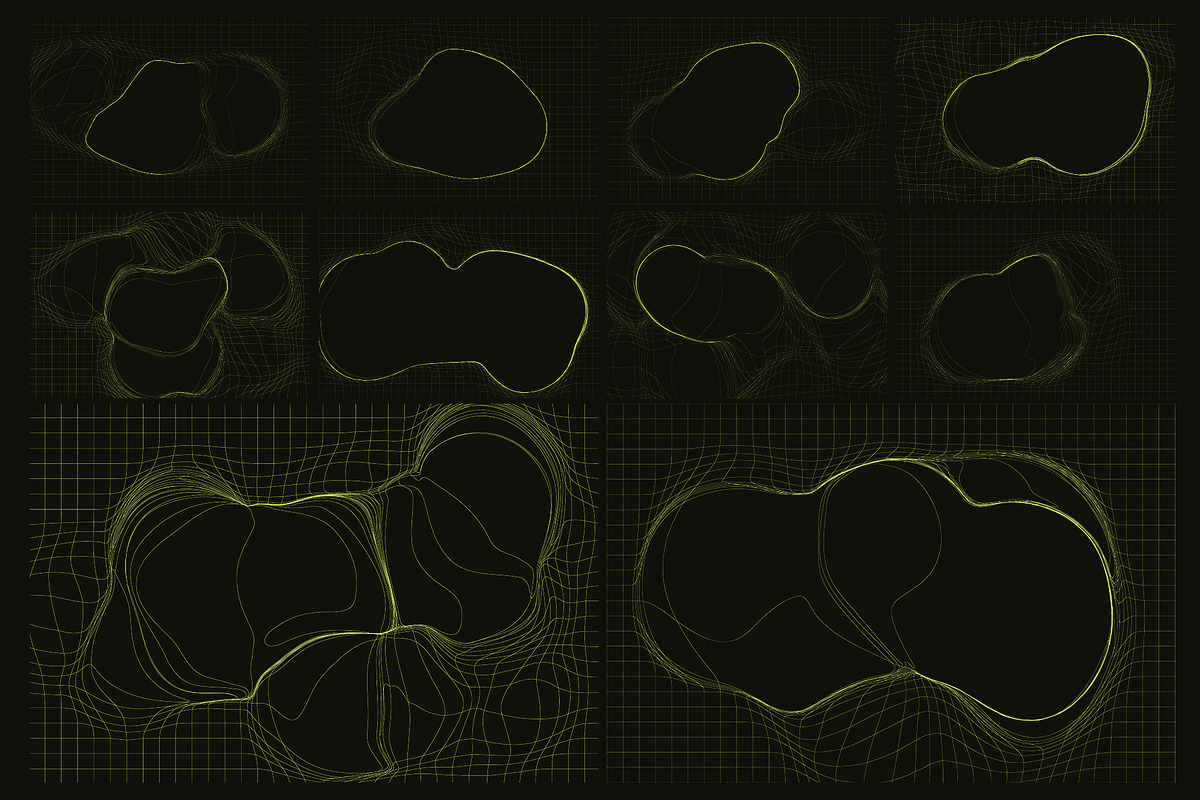 Moire: Backgrounds & Mesh Overlays, a Texture Graphic by Anastasiia VNSK (Photo 17 of 20)