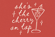 Cherry Cocktail Party Messy Font Duo, a Handwritten Font by Ayya Studio (Thumbnail 10 of 15)