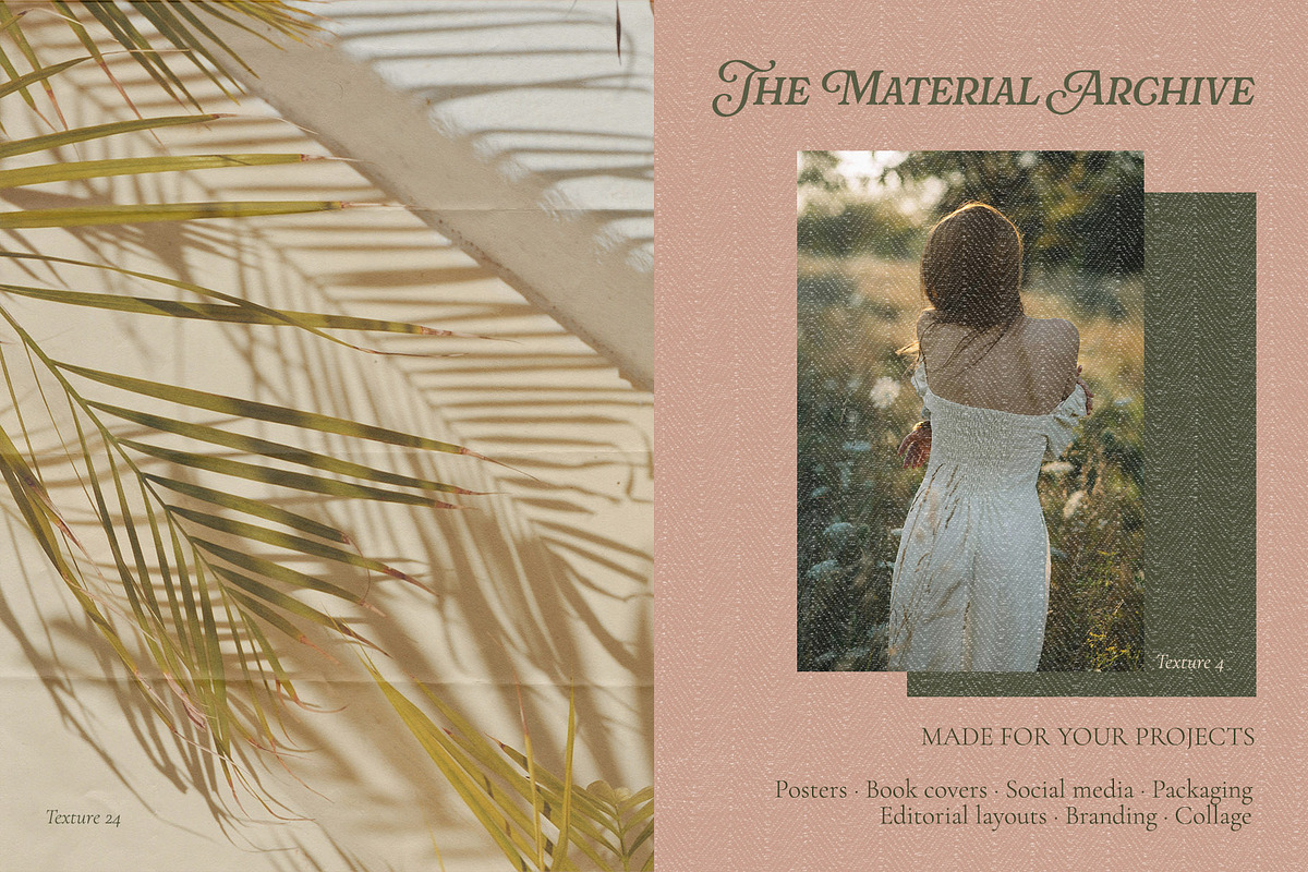 Paper Fabric Texture Overlays White, a Texture Graphic by TD fonts (Photo 5 of 10)