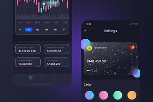 Crypto, Banking And Finace UI Kit