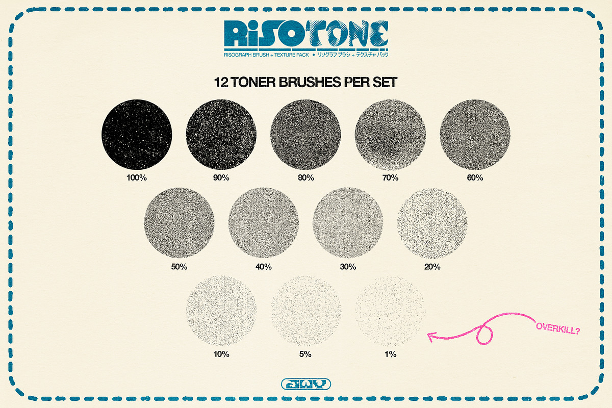 RISO-TONE: Photoshop Edition, a Brush Add-On by Jordan Warren Visuals (Photo 2 of 11)