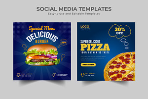 Food Promotion Social Media Post