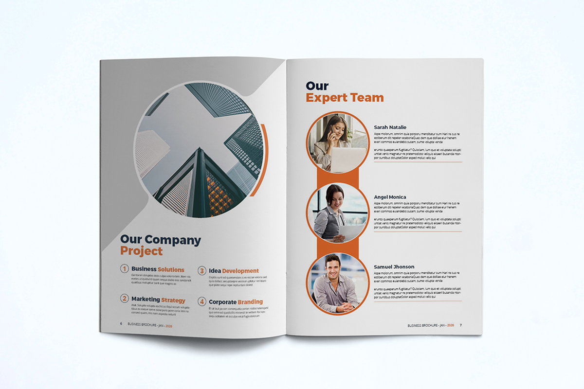 Company Profile Template, a Brochure Template by UnicodeID (Photo 6 of 11)