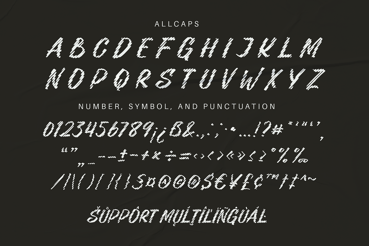Corak - Display Sign Painting Font, a Handwritten Font by Ainun Jinan (Photo 7 of 8)