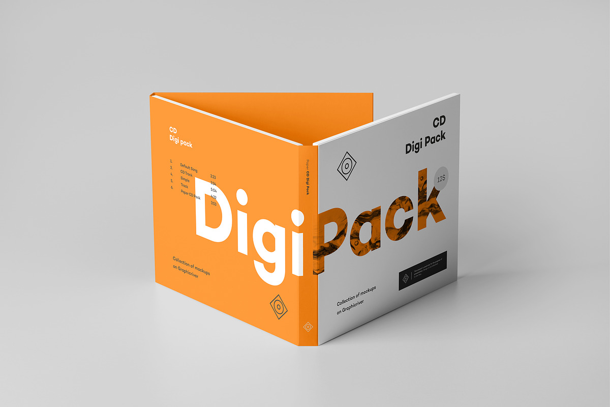 CD Digi Pack Mock-up 8, a Packaging Mockup by Yogurt86 (Photo 2 of 10)