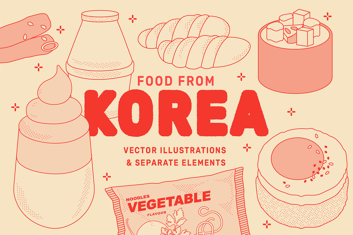 Food Illustration Vector Bundle, a Food Illustration by TheFoodAtlas (Photo 9 of 26)