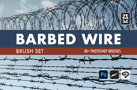 Barbed Wire Brush Set