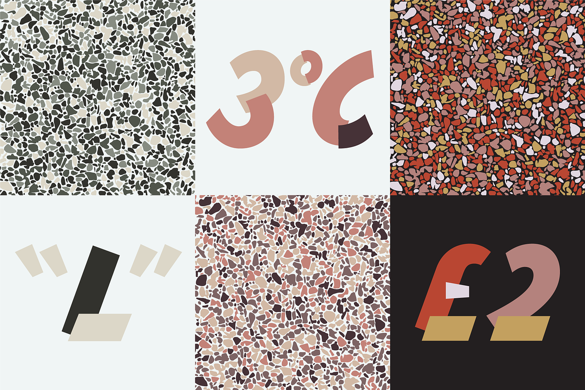 Terrazzo Color Font Family preview 5