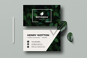 Botanica Business Card, a Business Card Template by MightyDesign (Thumbnail 3 of 6)