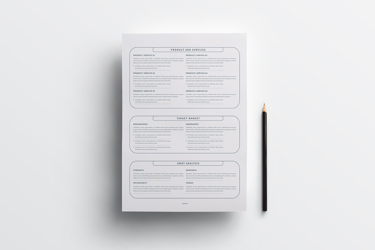Marketing Plan | MS Word & Indesign, a Stationery Template by obayes (Photo 5 of 6)