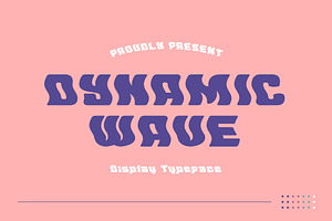 DYNAMIC WAVE - Display Retro Font, a Slab Serif Font by eknojistudio
