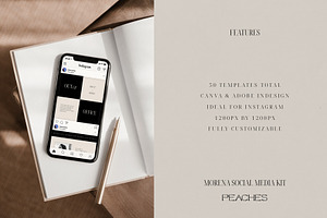 Morena Instagram Kit Canva/InDesign